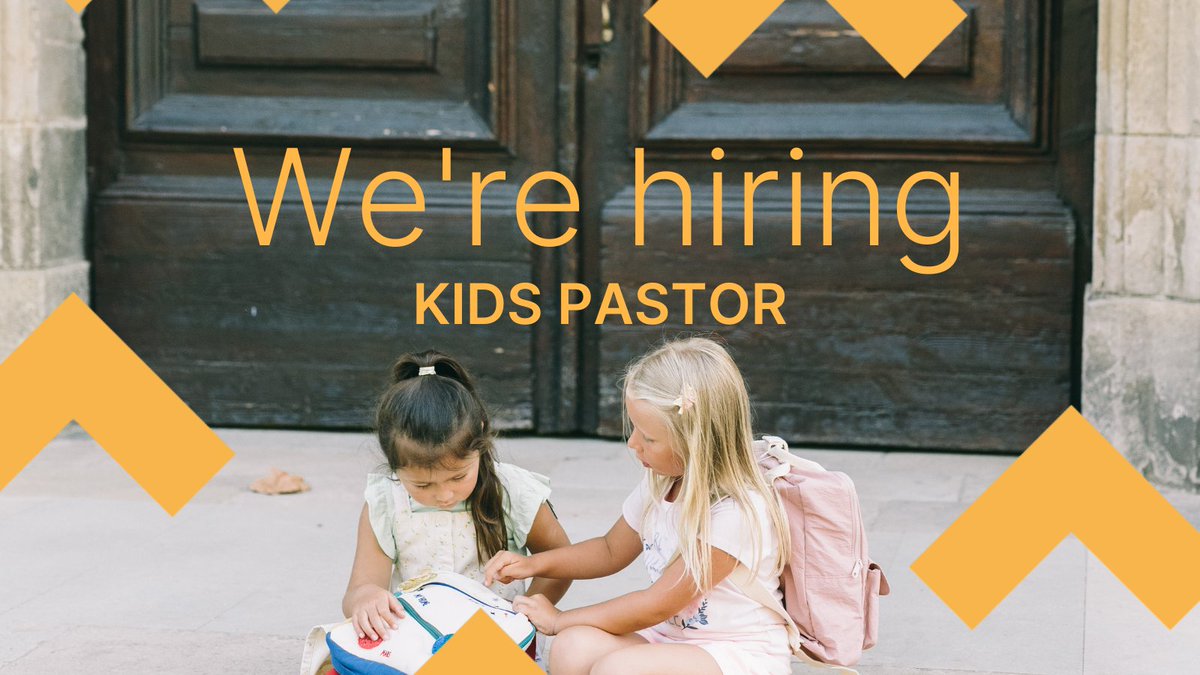 We're looking for a new Kids Pastor! If you've got a vision for seeing faith rise among kids in our church and city, we would love to hear from you. Visit smbr.church/jobs for more details and to apply. Closing date for applications 27 April.