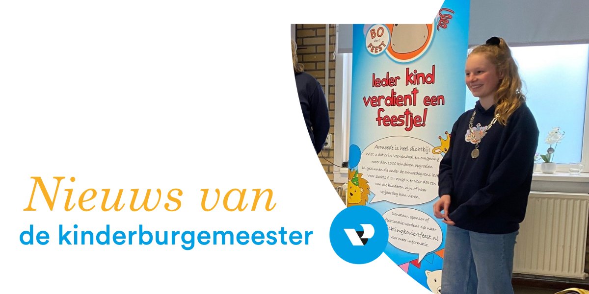 <a href="/BOviertFEEST/">BO viert FEEST</a> helpt kinderen in Veenendaal bij wie de centjes voor een feestje even ontbreken Zodat zij hun verjaardag WEL kunnen vieren!
Kinderburgemeester Avalon is ambassadeur van BO: "Ja, alle kinderen moeten hun verjaardagspartijtje kunnen geven!" 
👉 stichtingboviertfeest.nl