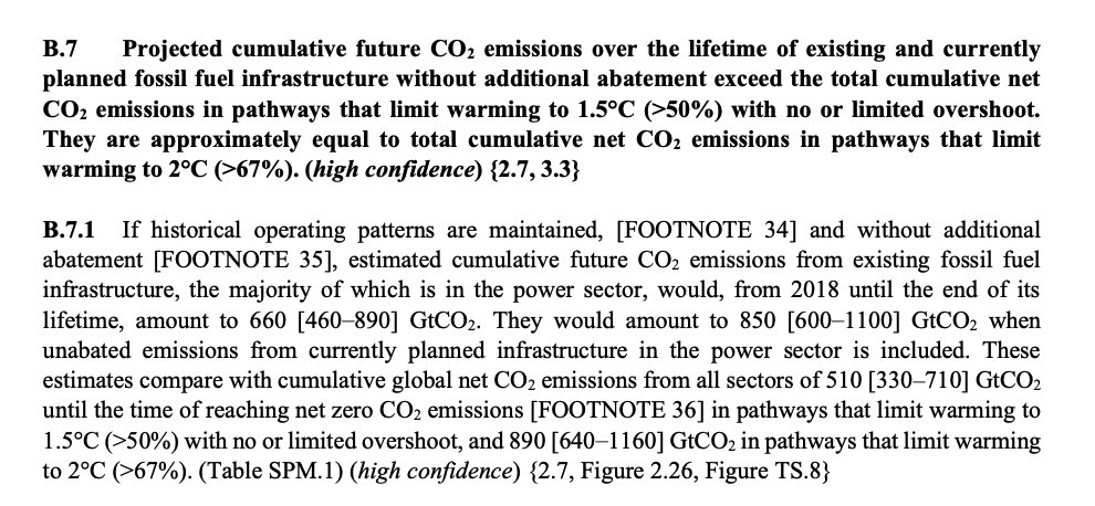 DrSimEvans's tweet photo. 7/ We already have enough high-carbon infrastructure to blow the budget for 1.5C

Staying below 1.5C or 2C would mean early retirements, retrofits with CCS

Cancelling new coal is a "major option" for aligning with the cheapest route to below 2C https://t.co/Gu4VTViTvI