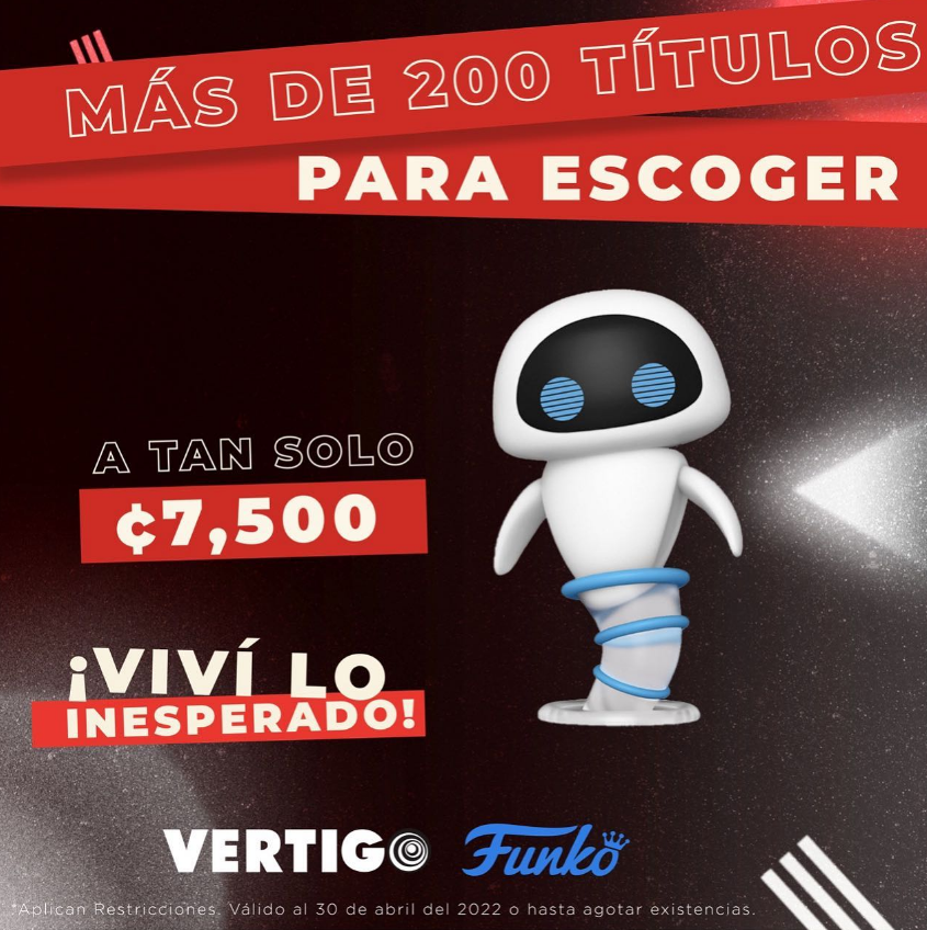 TiendaVertigo's tweet photo. 🥳 Tenés de donde escoger, más de 200 títulos DIFERENTES 😱 para elegir. 😱🤩 Hace hoy mismo tu colección mucho más grande. 🤖👾

Visita nuestras tiendas y sitio web 👉🏻 Link en BIO 👀

Aplican restricciones, ver reglamento 👉🏻 https://t.co/y9Z68AQgLZ

#VERTIGO #FunkoPop https://t.co/i02mULOAHs