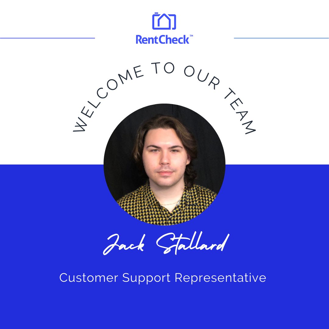 rentcheckapp's tweet photo. Welcome to the team Jack Stallard 🔥🔥🔥 #RentCheck #team #startup https://t.co/msxUqcBlHk