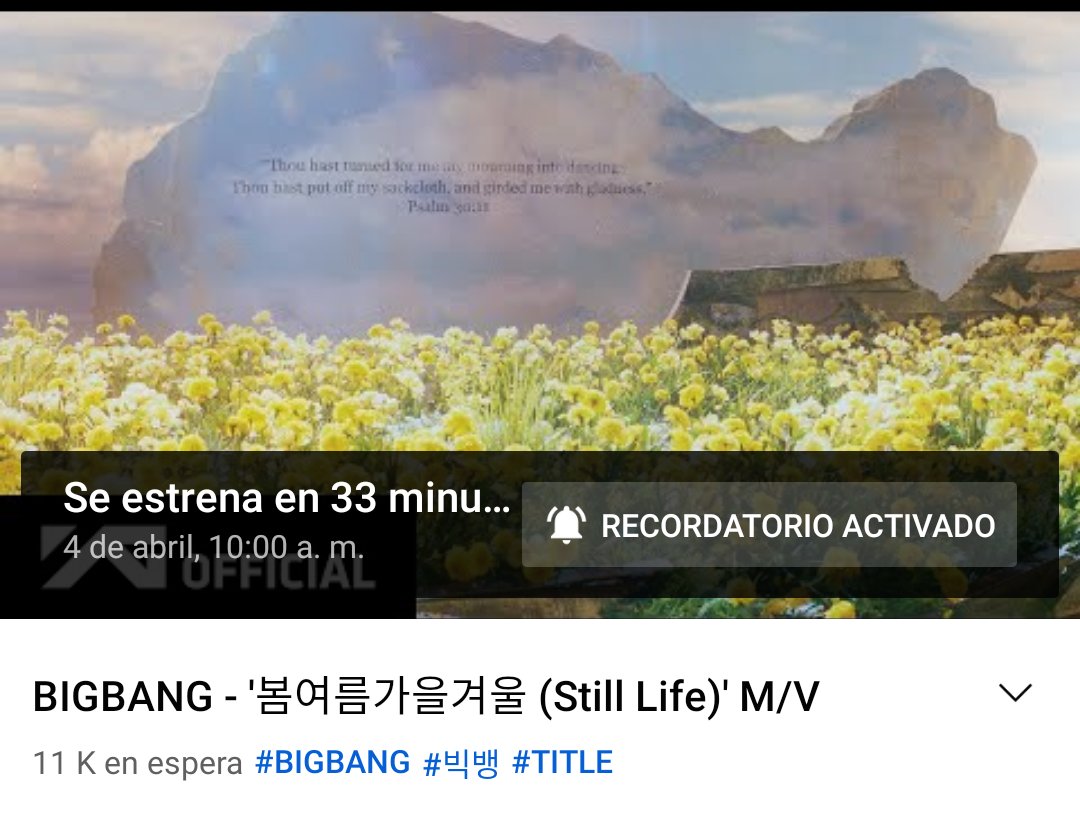 MalenyMas's tweet photo. STILL LIFE STILL HERE
@YG_GlobalVIP 
#BIGBANG_StillLife
#BIGBANG 
#빅뱅이_돌아왔습니다
💛💛 https://t.co/uq3Hc2HHL1