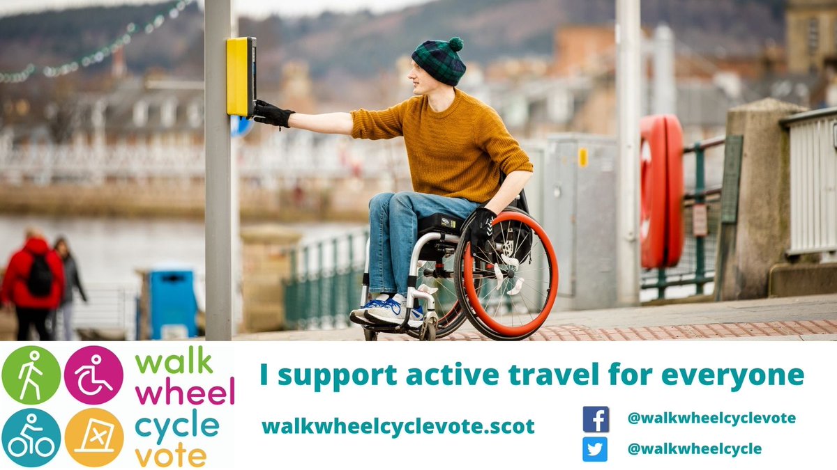 As a @scottishgreens candidate, I am always happy to support a vision for a fairer, greener and more accessible future for Scotland. That is why I am proud to sign up for the 3 @walkwheelcycle pledges ahead of the election in May.

Find out more here: walkwheelcyclevote.scot