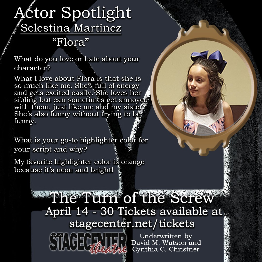 StageCenter's tweet photo. A governess is hired to watch a precocious young brother and sister, but she quickly begins to suspect something is wrong when she sees the figures of the deceased former governess and caretaker of the manor.

Tickets at https://t.co/bGDM2lPq75 https://t.co/kLYWx9ufUO