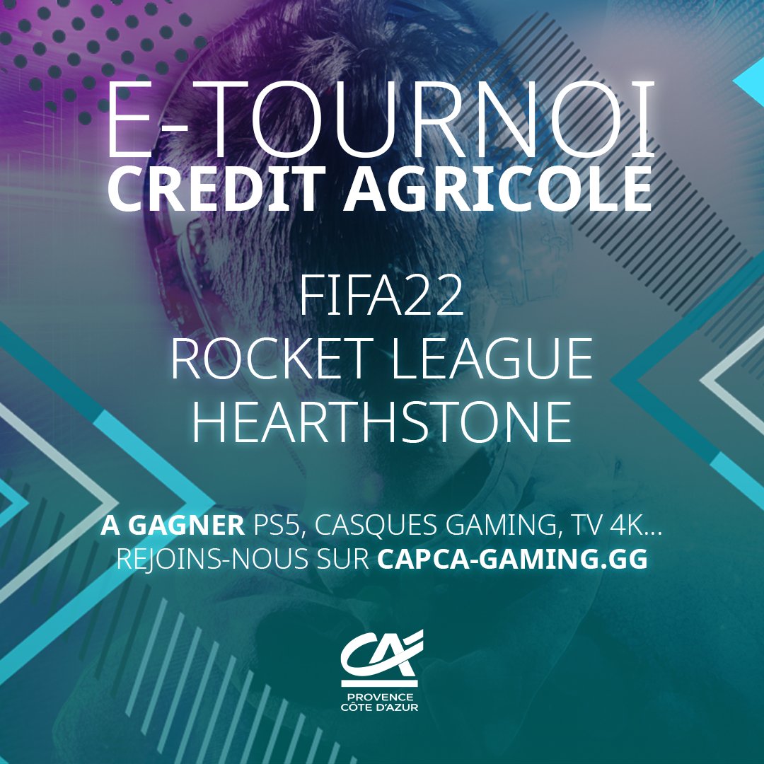 credit_agri_PCA's tweet photo. #ESPORT 🎮
Vous voulez vous mesurer aux meilleurs sur votre jeu préféré ?
Ne manquez pas nos tournois gaming !
🎁 C'est gratuit et de nombreux lots sont à gagner (PS5, TV, casque gaming, bons d’achats, etc.) !
👇
https://t.co/7hjcz4YCkX https://t.co/e8z5351mHq