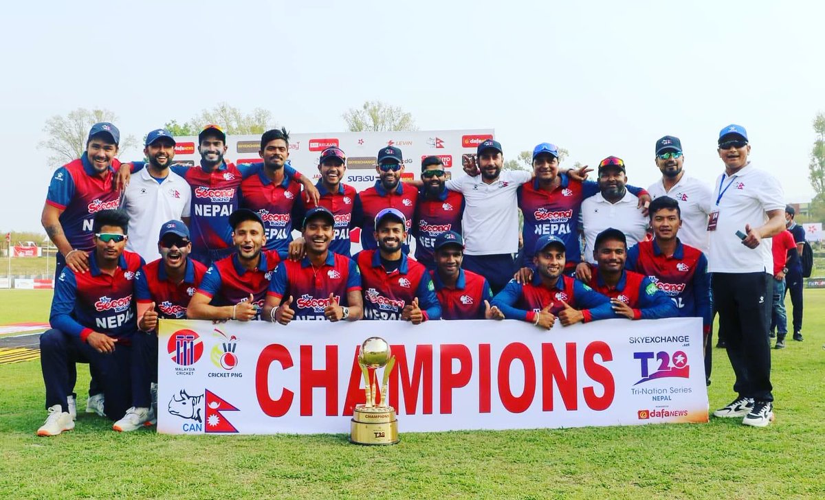 Congratulations to the team and the Nation. Appreciating, every day/moment of hardship resulting to such remarkable moment. Created a history and shall always be carved in every Nepali’s heart. Heartfelt admiration and praises to every member of the team. #jaynepal🇳🇵 <a href="/CricketNep/">CAN</a>