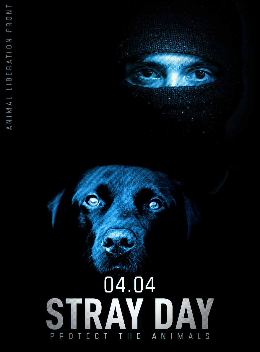 ALFPressOffice's tweet photo. THE ALF. 04.04 WORLD STRAY DAY. PROTECT THE ANIMALS
#govegan #loveanimals #fightback #revolution #supportalf https://t.co/eGY8wFo5FU