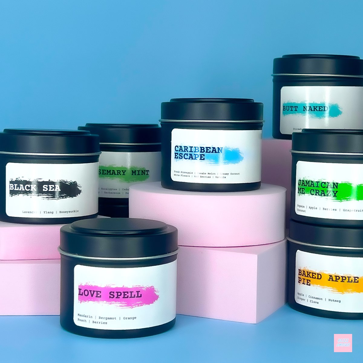 4oz tin scented candles available  on our website blizzamour.com

#candles #smallbusiness #buycandles #fruitypebbles #candlesale #candlelove #buyblack #candle #smallbusinesssupport #GRAMMYs #tincandles