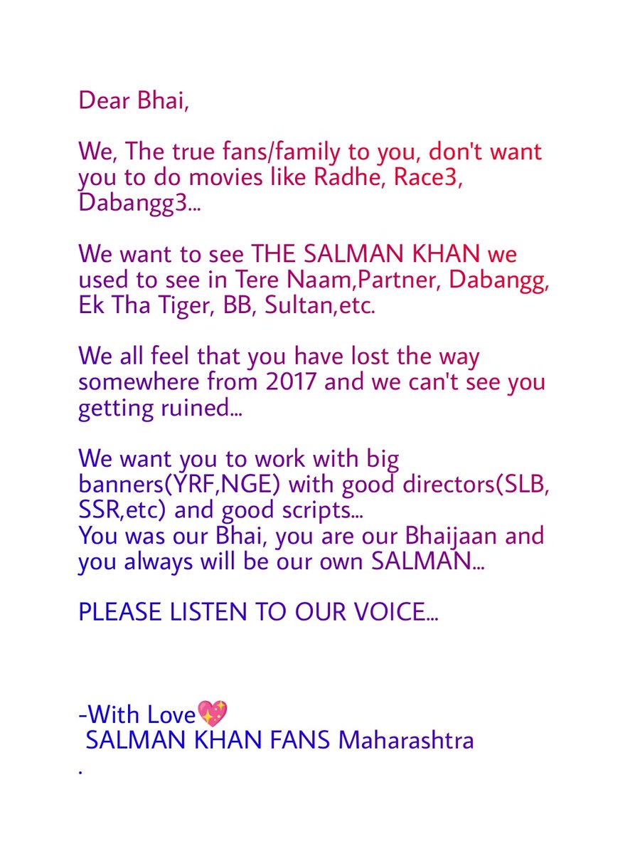 SK Fan (@devil_sk27) on Twitter photo <a href="/BeingSalmanKhan/">Salman Khan</a> Bhai tak pohcha do ye bs...
RETWEET IF YOU AGREE
#SalmanKhan𓃵 #KEKD #Tiger3
<a href="/i_yogesh22/">YOGESH</a> <a href="/ppritam009/">THE SALMAN KHAN</a> <a href="/Shweta7770/">Shweta SK</a> <a href="/SrishtyHere/">S🍸</a> <a href="/NagpurFanClub/">SALMAN KHAN NAGPUR FC</a> <a href="/ItsSohailM/">Mohammed Sohail ♐</a> <a href="/ItsBeingSHUBHAM/">Being SHUBHAM</a> <a href="/VishalRC007/">Devil V!SHAL</a> <a href="/RahulRyonn/">𝔻𝕒𝕣𝕜 𝕊𝕙𝕒𝕕𝕠𝕨</a> <a href="/BeingSalmanKhan/">Salman Khan</a> Bhai tak pohcha do ye bs...
RETWEET IF YOU AGREE
#SalmanKhan𓃵 #KEKD #Tiger3
<a href="/i_yogesh22/">YOGESH</a> <a href="/ppritam009/">THE SALMAN KHAN</a> <a href="/Shweta7770/">Shweta SK</a> <a href="/SrishtyHere/">S🍸</a> <a href="/NagpurFanClub/">SALMAN KHAN NAGPUR FC</a> <a href="/ItsSohailM/">Mohammed Sohail ♐</a> <a href="/ItsBeingSHUBHAM/">Being SHUBHAM</a> <a href="/VishalRC007/">Devil V!SHAL</a> <a href="/RahulRyonn/">𝔻𝕒𝕣𝕜 𝕊𝕙𝕒𝕕𝕠𝕨</a>