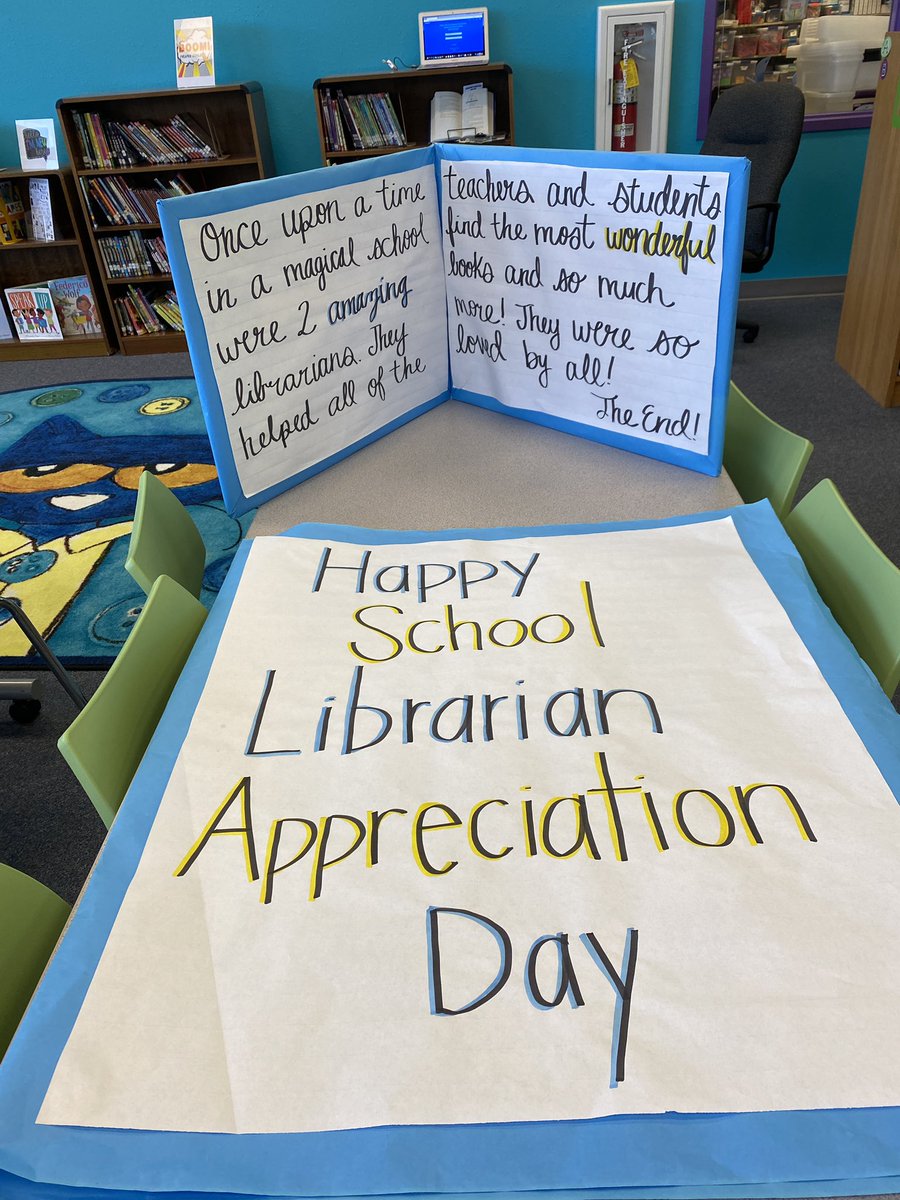 AngelaDrabek's tweet photo. Wπ₯°W! So grateful for all the love & appreciations today! Thank you everyone for making us feel so special! @webbcubs #webblc #mymisdreads #LibraryAppreciationWeek #misdliveskind @crhames1 https://t.co/J7iO2VMoLx