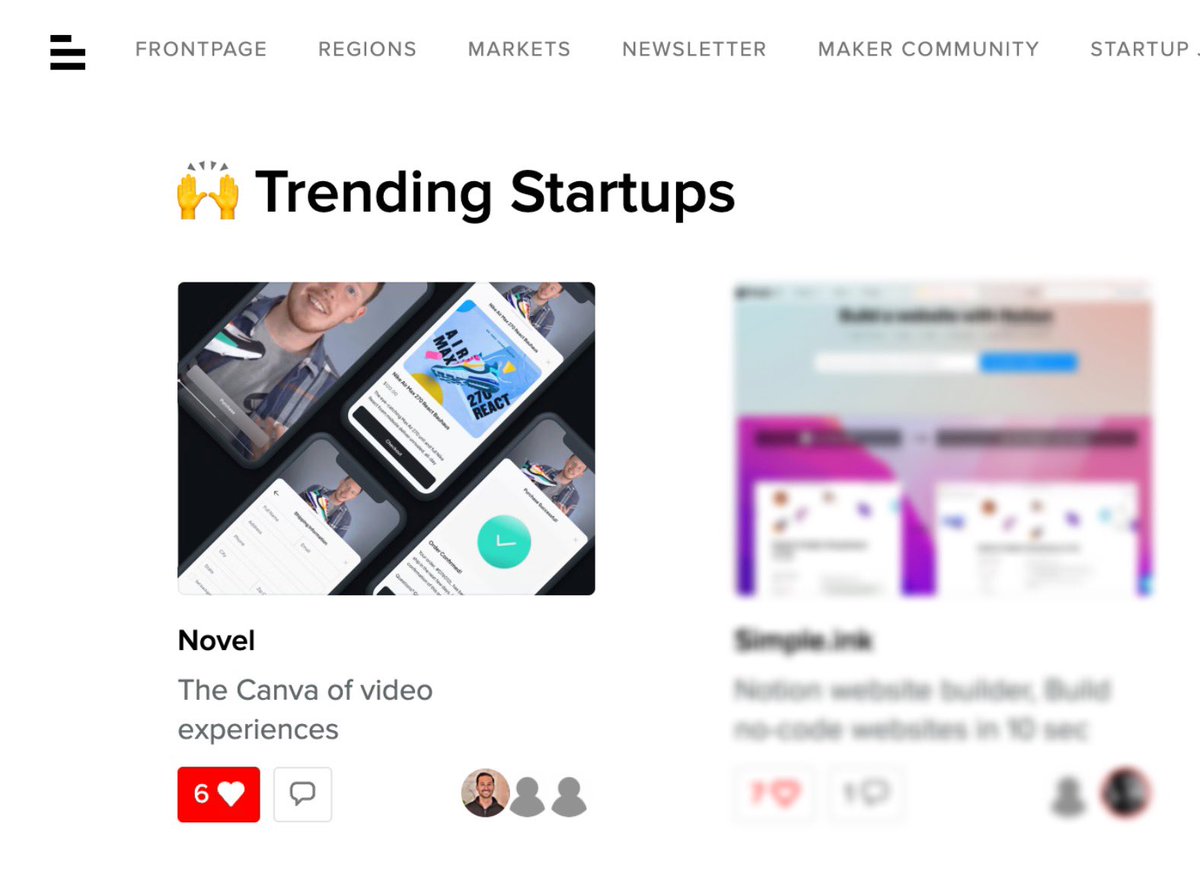 #1 Trending Startup on <a href="/BetaList/">BetaList</a> this morning 🚀 

Grateful for all Likes &amp; Retweets 🙏🏻 

betalist.com/startups/novel