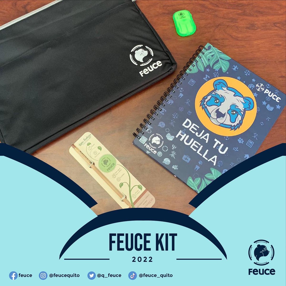 q_feuce's tweet photo. ¡No olvides retirar tu 𝗙𝗘𝗨𝗖𝗘 𝗞𝗜𝗧! 🤩

📍Oficinas FEUCE
⏰ 08h00 a 13h00 y de 14h00 a 16h00 

𝗘𝗹 𝗙𝗘𝗨𝗖𝗘 𝗞𝗜𝗧 𝟮𝟬𝟮𝟮 𝗶𝗻𝗰𝗹𝘂𝘆𝗲:
☞︎ Estuche para Laptop 💻 
☞︎ Lápiz ecológico plantable 🌱
☞︎ Agenda FEUCE 2022 📘
☞︎ Láminas de jabón 🧼 #puce https://t.co/Cd9KJei9u0