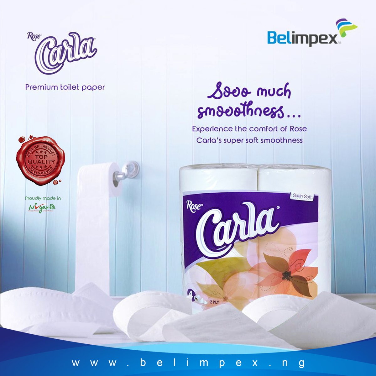 belimpexlimited's tweet photo. Hygiene is important but Smooth hygiene is "importanter!" >>>>

Embrace the comfort and care of Rose Carla's super-smoothness now more than ever.

#RoseCarla #Satinsoft #toiletpaper #Tissuepaper https://t.co/7PSoK3mBuN