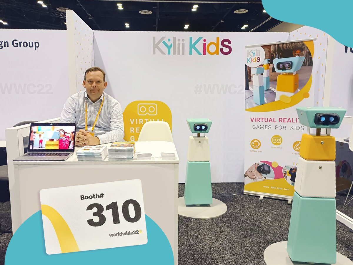 kyliicompany's tweet photo. We are so happy to meet the #McFamily !

Come and meet us at booth 310 til Thursday at the McDonald's Worldwide Convention 2022 in Orlando,USA.

#WWC22 #mcdonalds  #workinprogress #kidsplaygrounds #interactivekidscorners #kidsareas #virtualrealitygames #virtualrealitygamesforkids https://t.co/PJFOc7vKBE