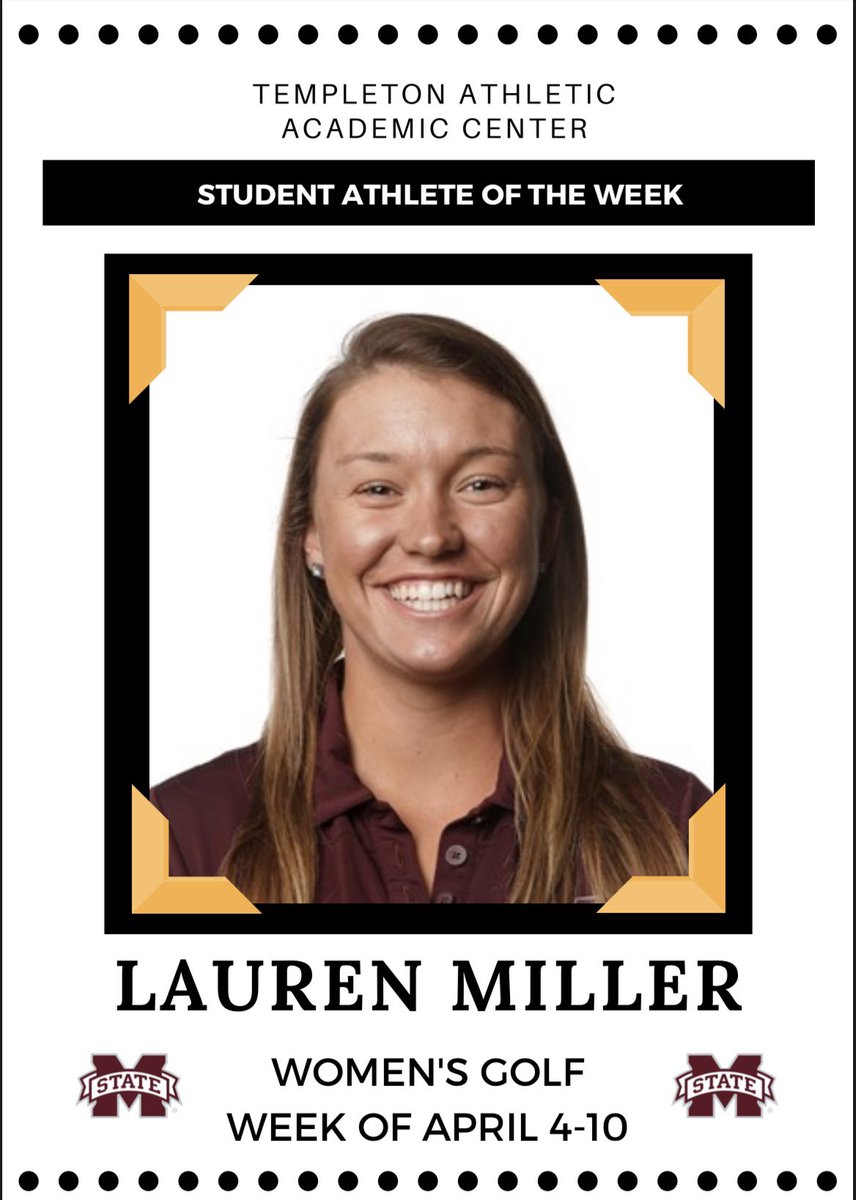 a_seifert21's tweet photo. Student Athletes of the Week -

Cade Smith @HailStateBB 
Lacey Jeffcoat @HailStateVB 
Lauren Miller @HailStateWG 

#EmbraceYourMagic #HailState https://t.co/sA72DSkSNe