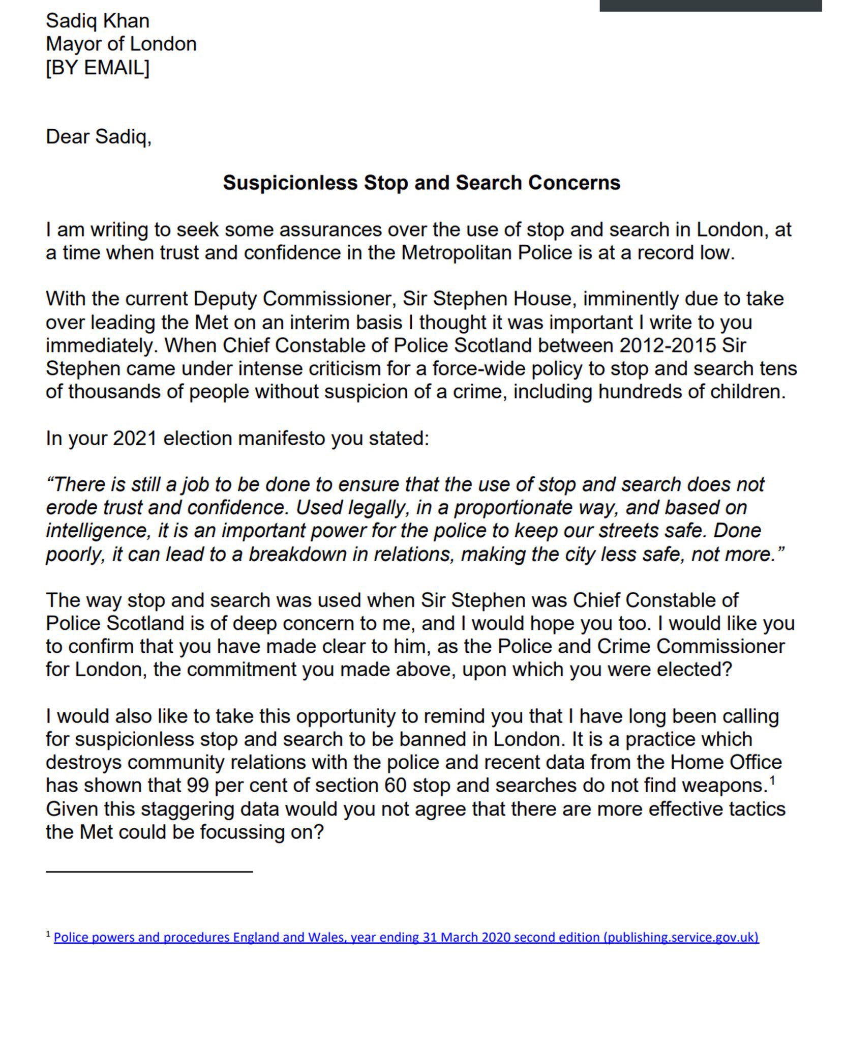 Caroline Pidgeon 🔶 🇺🇦 on Twitter "I have concerns over the Deputy Met