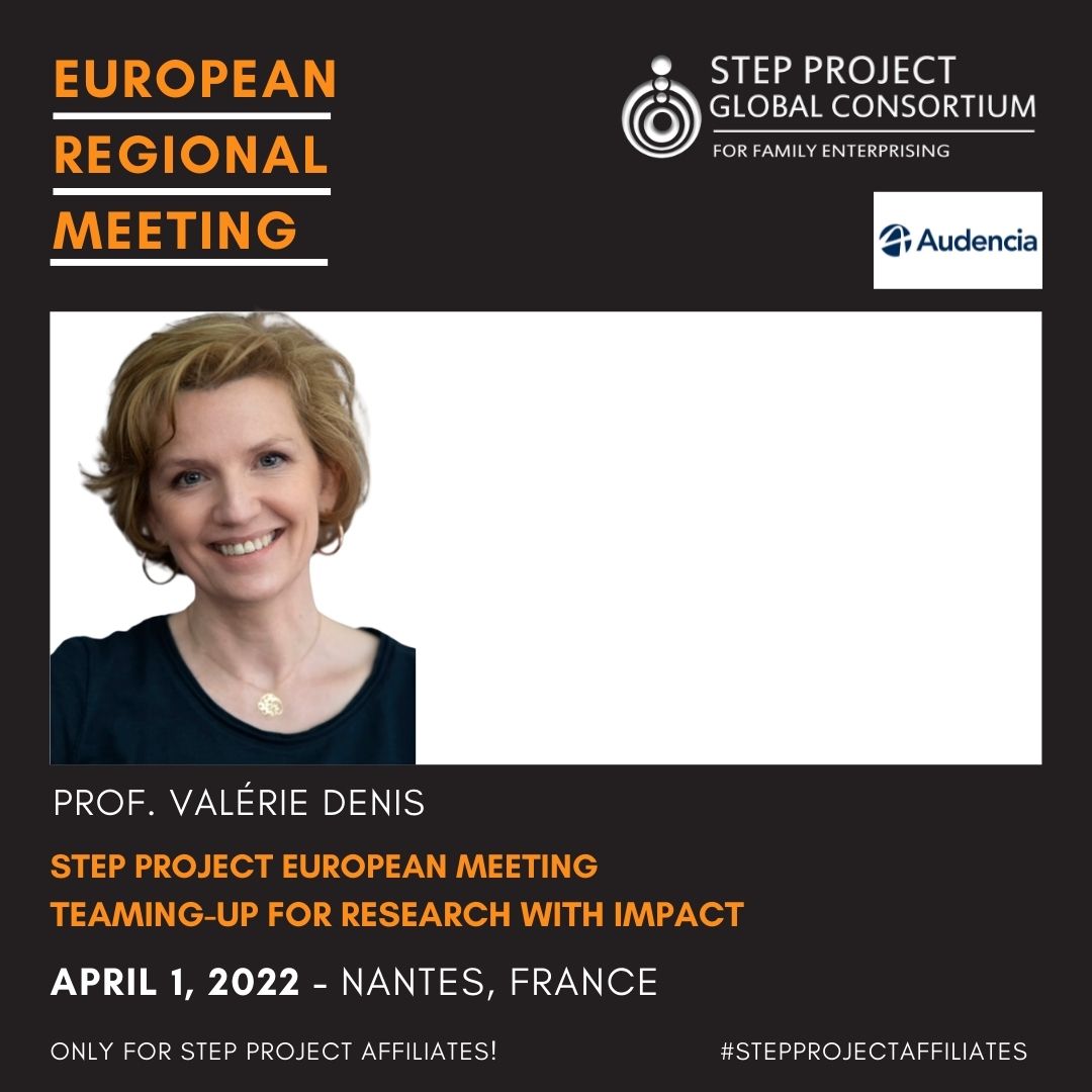 spgcfamilyeship's tweet photo. #STEPProjectAFFILIATES - Our STEP Project Global Consortium community member Valérie Denis from Audencia attended the STEP Project European Regional Meeting to discuss research projects.
#stepproject #familybusiness #entrepreneurship #research #atstepweneverstop #europe #audencia https://t.co/7PpQE259YQ