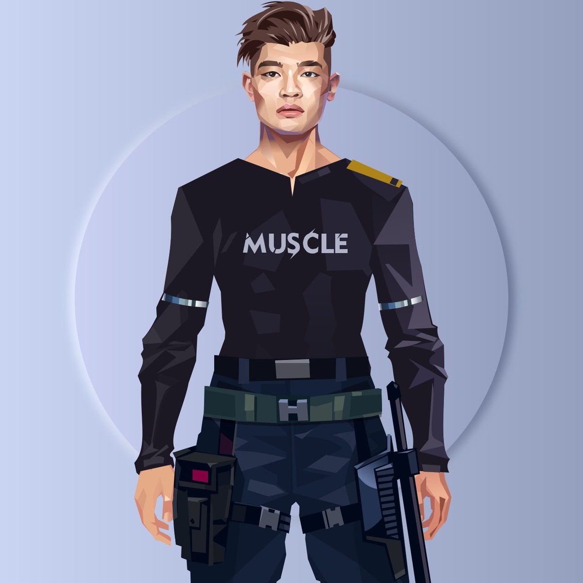 b2zip's tweet image. Loving the on-chain art of @CyberBrokers_! 

Been staring at the collection for 2 days watching the ones I wanted getting snapped up while the floor was rising. 

Paid a premium for the indecision but no ragrets.

Kenji of Shining, you're hired.