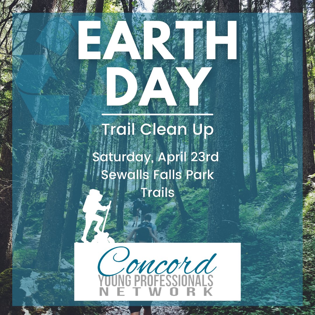 ConcordYP's tweet photo. Join CYPN for an #EarthDay #hike and trail clean up! Meet new friends and get outside for an easy hike along the Merrimack River in East #ConcordNH. We'll be collecting debris, trash and recycling from Sewalls Falls Park Trails. 🌎
https://t.co/WFtYNkwVBW
#ypnetwork #NH https://t.co/v3DWHypK7H