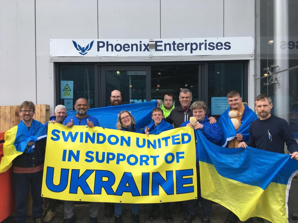 Phoenix service users continuing to support those in Ukraine by collecting donations from our local community.