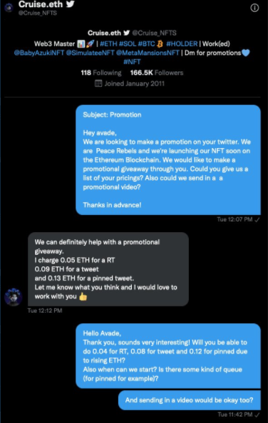 InvestigatorSol's tweet photo. Another Scammer Report!!!

🤡 @Cruise_NFTS 🤡 https://t.co/gjPYtnUY1P