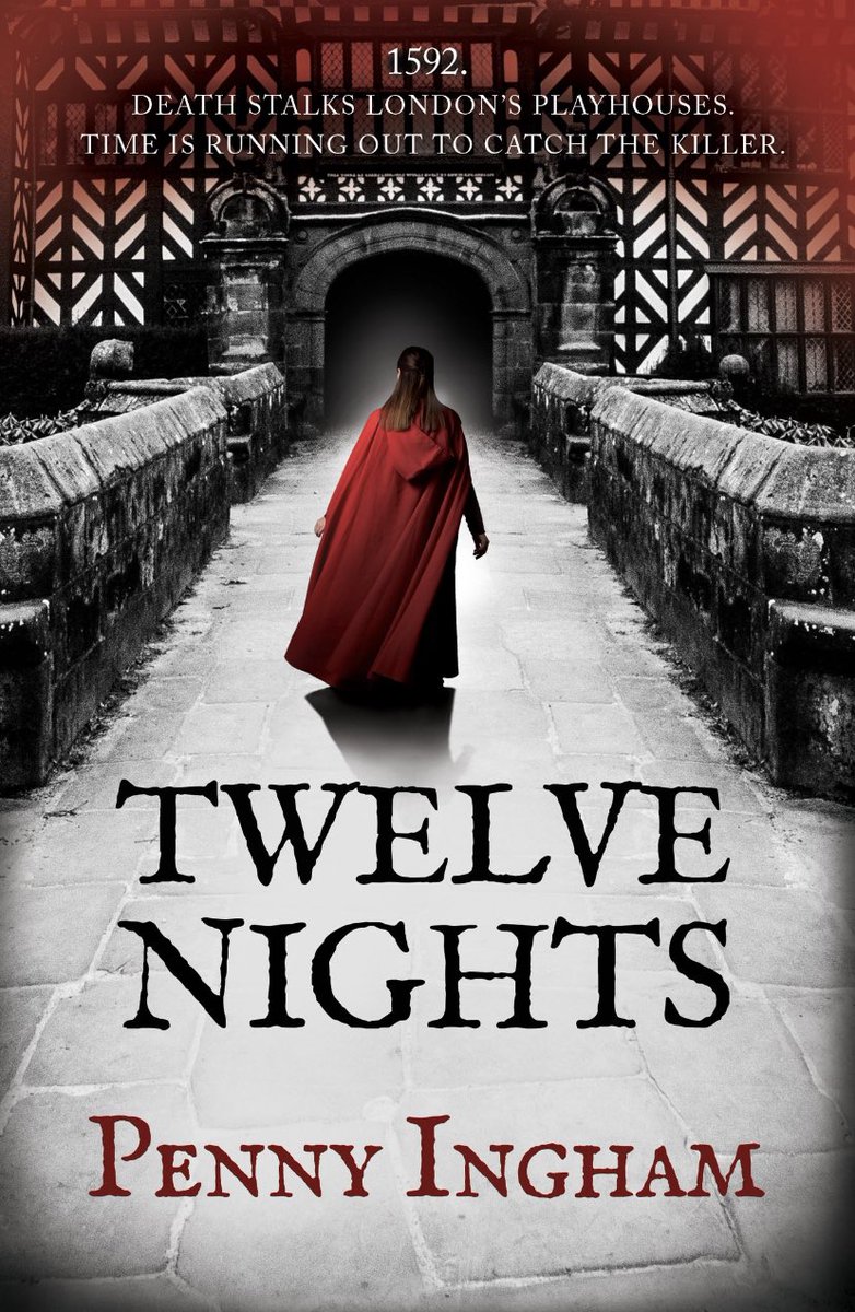 Death Stalks London’s Playhouses. Time is Running Out to Catch the Killer. So excited to show the cover of @pennyingham ‘s latest release “Twelve Nights” coming soon! #coverreveal #bookcommunity #bookcover #booktok #HistoricalFiction #WritingCommunity #BookBoost #booktwt