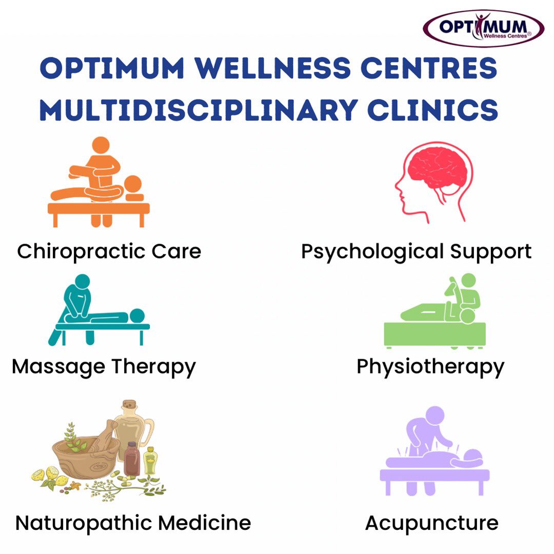 As your reliable medium to bounce back to normalcy, our wellness centres offer various services that enhance your bodily functions and resolve your health concerns in the most harmless and effective manner. Pledge to well-being with Optimum Wellness Centres.

#optimumwellness https://t.co/SLTXrxw2TM