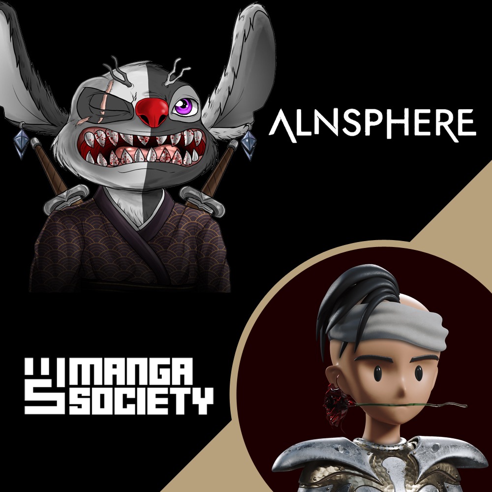 mangasocietynft's tweet photo. 🔥 MANGA SOCIETY X ALNSPHERE 🔥

We have teamed up with @AlnSphere to celebrate this partnership we have decided to giveaway 5WL spots for each project ! 🤝 

1️⃣ Follow @AlnSphere &amp; @mangasocietynft
2️⃣ Like + RT 
3️⃣ Tag 3 friends

*Results in 24h hours
Good Luck 🍀 https://t.co/4rvnMDCUYV