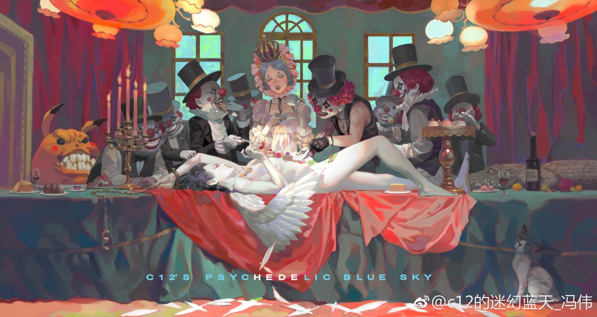 「Discover The Art of Wei Feng, a Chinese 」|IAMAGのイラスト