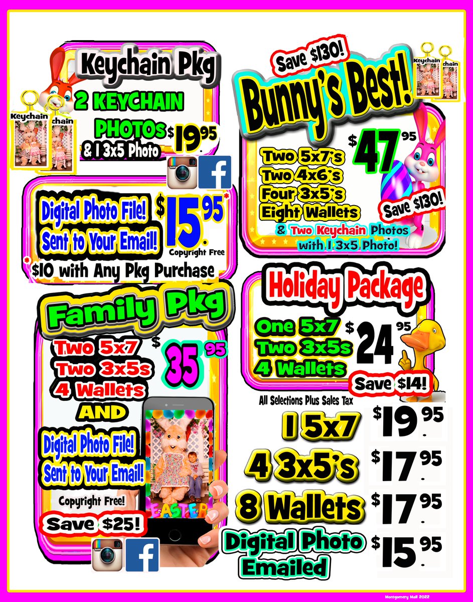 Easter Bunny Photos 🐰 What package are you choosing? 📸
•
•
•
#EasterBunnyPhotos #montgomerymall #northwales #montgomerycounty #pennsylvania