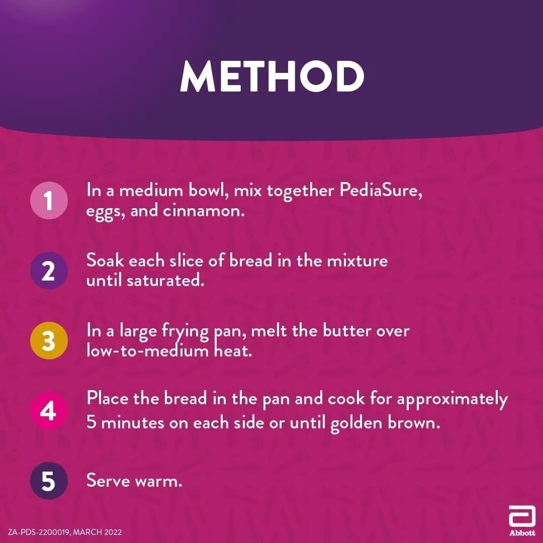 MboxMu's tweet photo. #Repost @pediasure_sa To add a bit of French flair to your French toast simply add some #PediaSure.
Just follow the steps above and you can’t go wrong. Bon appétit! #JustKeepGrowing #mumbox #itsourtime #PediaSure #PediaSureOnTheGo #VisibleGrowthOnTheGo https://t.co/pNZjvniaOS