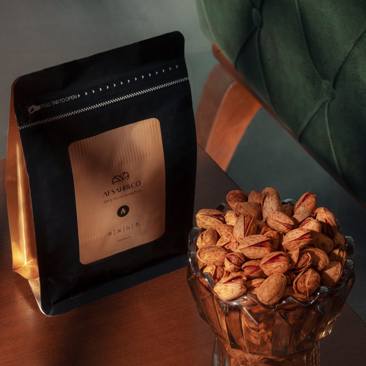 AFSAHICO's tweet image. Chili roasted jumbo pistachios have such a spicy, smoky flavor that it tingles your tongue and leaves you wanting more.Pistachios are a good source of minerals, protein, and fiber. They're therefore perfect as an everyday snack, for cooking, as a garnish for beer and other drinks