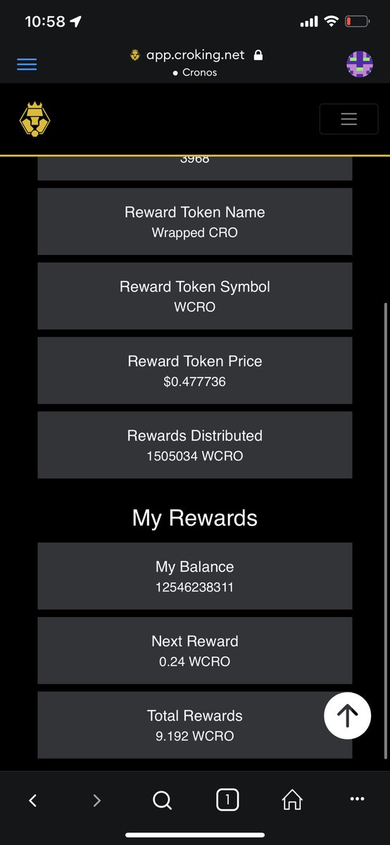 madlads2's tweet photo. @CroKingToken @cryptocom @cronosapp @kris_hk Following since 1 month back ! Earning wcro https://t.co/v5ScyXP1f3