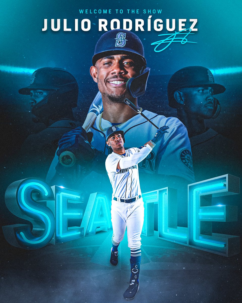 Mlb Shop Seattle Mariners Julio Rodriguez Name And Number Hoodie