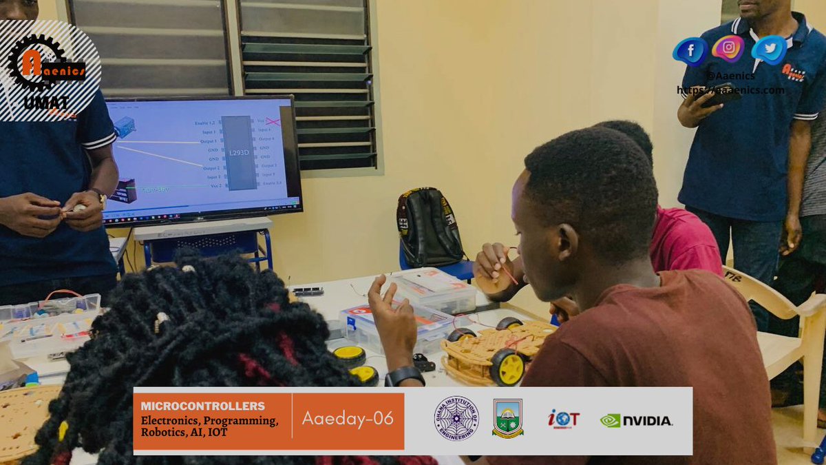 Aaenics's tweet photo. The Aaedays keep happening, and the people keep getting trained in #tech, #robotics, #IOT, #AI, #mechatronics and more.
Honestly, I think this is one of the best things that should be happening on every engineering university campus. https://t.co/iltmRvOydd