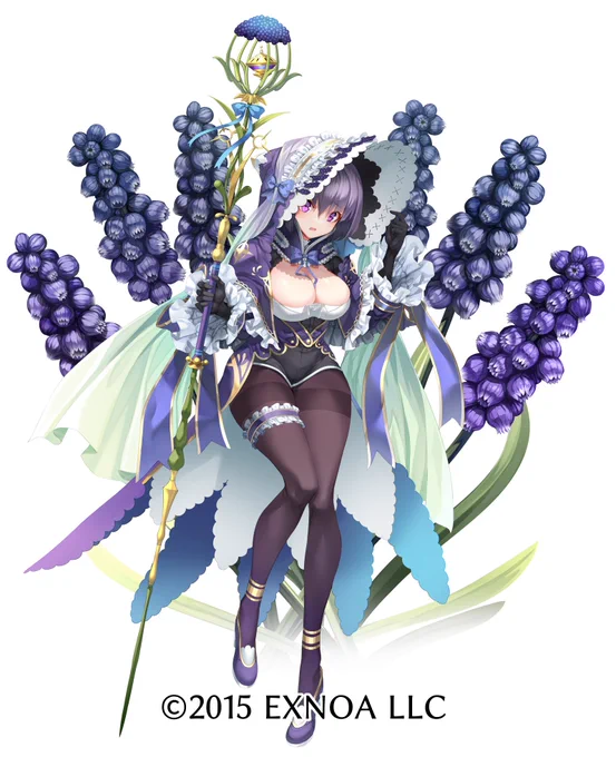 【お仕事告知】
「フラワーナイトガール」にて新しく実装されましたムスカリさん描かせていただきました

今回もSDがすっごいかわいい…嬉しい('ω`)

#花騎士 