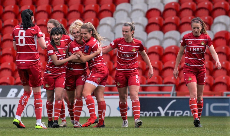 HIGHLIGHTS | Watch the action from the 3-2 win over @LadiesBedworth now on DonnyBellesTV:

youtu.be/Juo9NpKKIvc

#BackTheBelles 
Photo: @mjappleby9
