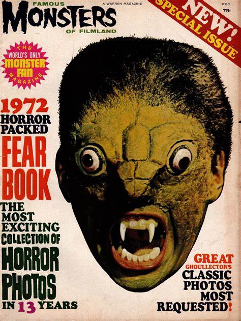 @AlexVorkov @ConnieJoJo2 @Jacob13867464 @The_Bandit1980 @MeirZarchi @TheProwlerXl @madaboutHolly @streamrest @CryptMidwest #FamousMonstersMonday 
I was home with the chicken pox when this 1972 Fearbook arrived in the mail.