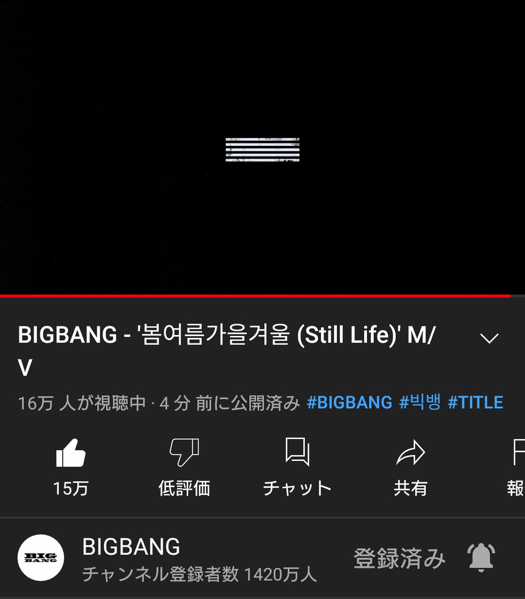 M_130821's tweet photo. いや、もう最後
泣くって、、、
#BIGBANG_StillLife https://t.co/KYeC34S7NG