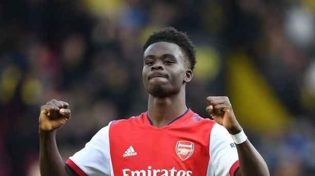 mysteryfootball's tweet photo. If Bukayo Saka scores today, we will give away a Mystery Football shirt to one lucky follower! 🏴󠁧󠁢󠁥󠁮󠁧󠁿

To enter: 
1️⃣ RT this tweet
🤝 Follow us

Good luck! 🤞🏻 https://t.co/loJVMoOLls