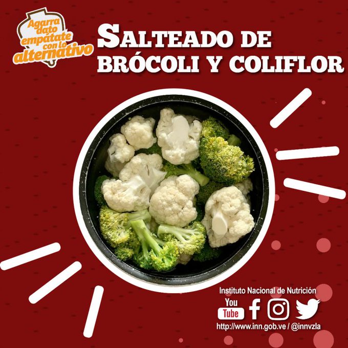 REDVZLA_OFICIAL's tweet photo. #NutriAlternativo | Pruebe este salteado de brócoli y coliflor, aprovecha al máximo sus bondades
Más detalles ⏩ https://t.co/ctyeMjgB6o
#4Ab
#LiberenAAlexSaab https://t.co/XSdFdTLUwt