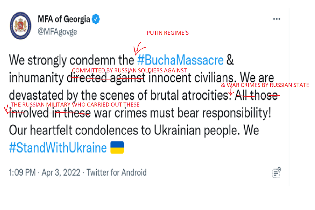 LauraLThornton's tweet photo. Here @MFAgovge, I fixed it for you. https://t.co/WIAUfSV4SO