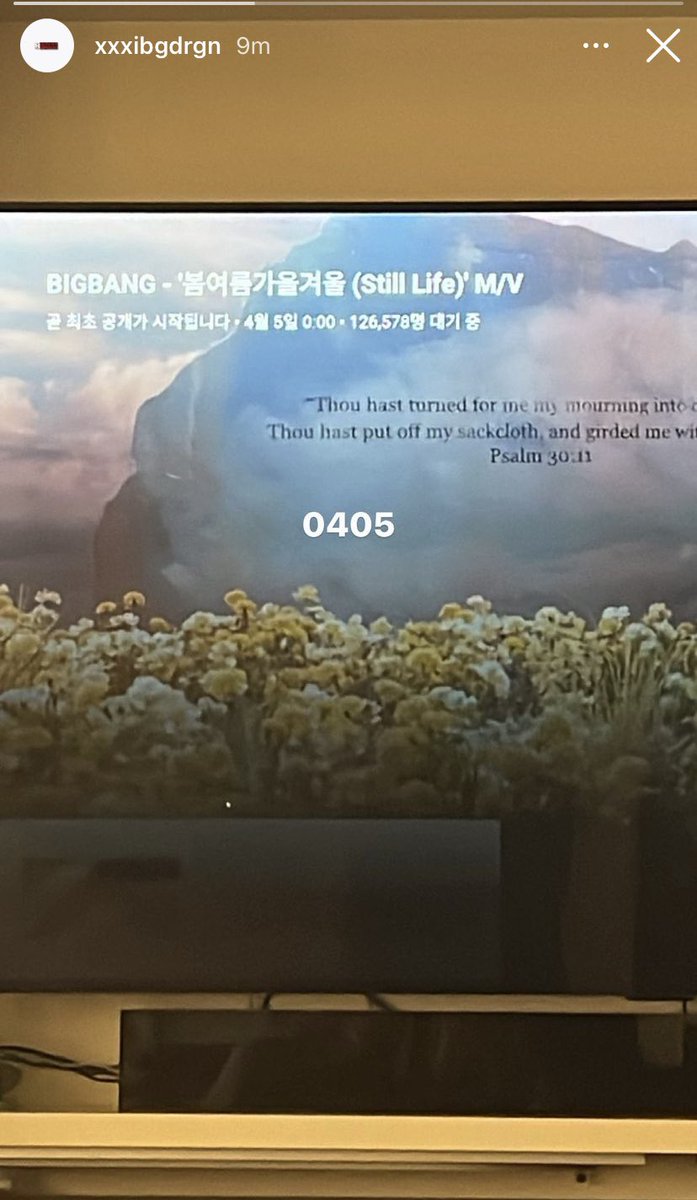 Jiyong’s story update 🥺