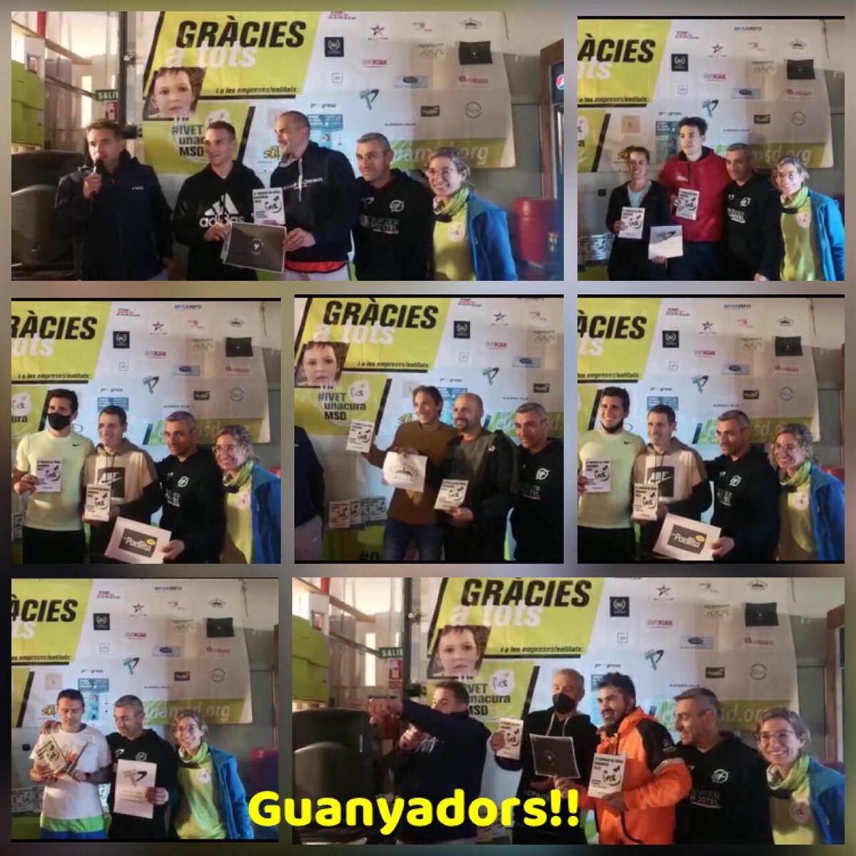 curamsd's tweet photo. TOTS SOM GUANYADORS!!
Dissabte vem tenir nova oportunitat de visualització de MSD - Dèficit Múltiple de Sulfactasa. 
II Torneig Pàdel Curamsd a les instal.lacions de @totpadelplay 
+ℹ️ https://t.co/XiKgznNqjl

#terrassa #padelsolidari #curamsd  #ivetunacuramsd https://t.co/teHXWHqJOa