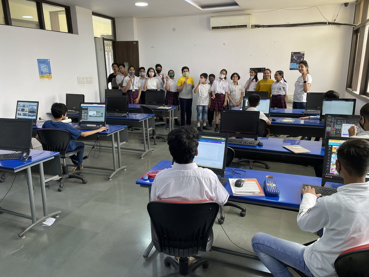 After two years schools are re-opening and students are excited to get back to school. The feeling of excitement, joy,  laughter, interaction of our happy learner’s was felt. Today they enjoyed to fullest.#DLFWS <a href="/dp_2211/">Dimple Puri</a> <a href="/DselEduMinistry/">Department of School Education & Literacy</a> <a href="/AboutImpact/">Monica Patel</a> <a href="/Upasnakiumang/">upasna Choudhaary</a>