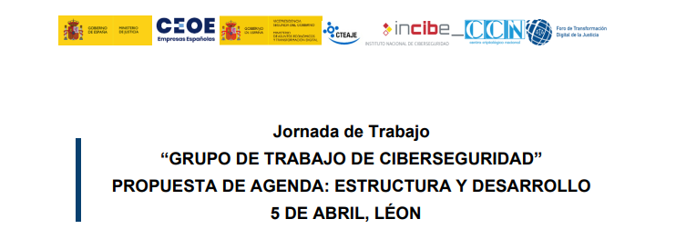AMETIC_es's tweet photo. 🔐Mañana 05/04, en León, se celebrará la Jornada de Trabajo del "Grupo de Trabajo de #Ciberseguridad" con representantes de @justiciagob @_minecogob @CEOE_ES @CTEAJE @INCIBE @CCNCERT #ForoCIBER
👇🏼@AMETIC_es estará representada por:
(abrimos hilo para más detalles) https://t.co/b0SlauQoZN