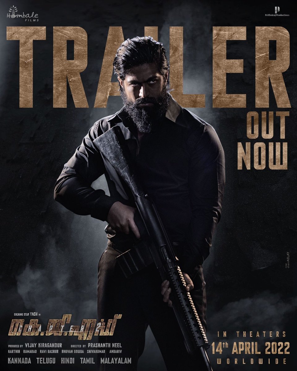 magicframes2011's tweet photo. #KGF2 on April 14th 2022! 

KGF Chapter 2 Malayalam Trailer - https://t.co/LiRfvT9JKo

#KGFChapter2 #KGF2onApr14 
#Yash #PrasanthNeel #SanjayDutt #SrinidhiShetty #PrithvirajProductions #MagicFramess https://t.co/OWHrIi2yBx