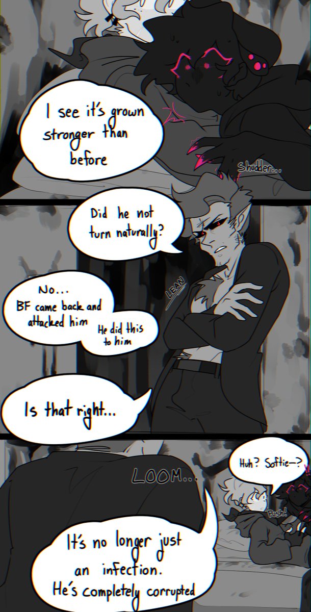 fnf_apc's tweet photo. oh no, what's he doing to him?!

page 2 &amp; 3 of #FNFAPC comic strips #FNF https://t.co/C908X2YW34
