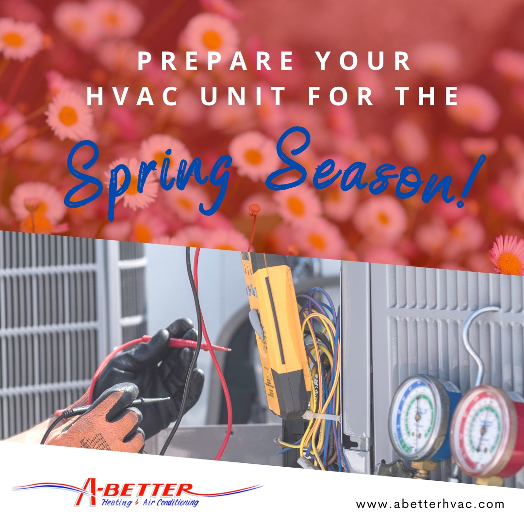 The Spring season is here, and your HVAC unit needs to be prepared. Ensure that everything is in working order by scheduling maintenance for your HVAC unit. Reach us at 405-892-6837!