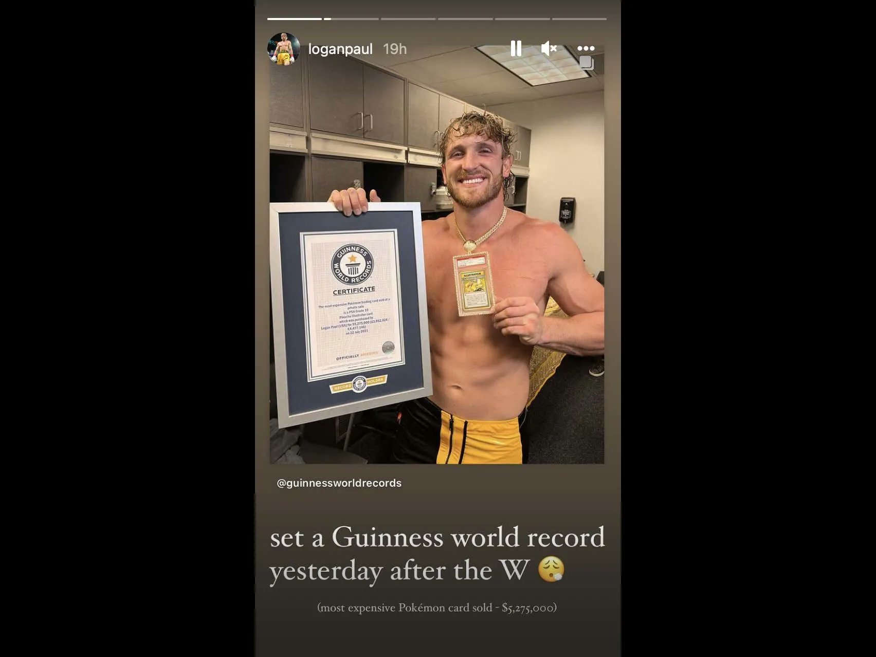 Barstool Sports on Twitter "Logan Paul Wore A 5M Pokémon Card To